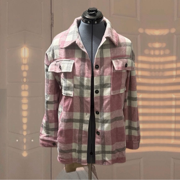 Beaully Women Casual Plaid Longsleeve Flannel ButtonDownPocketed |Size M |NWT|O1 - Picture 2 of 9